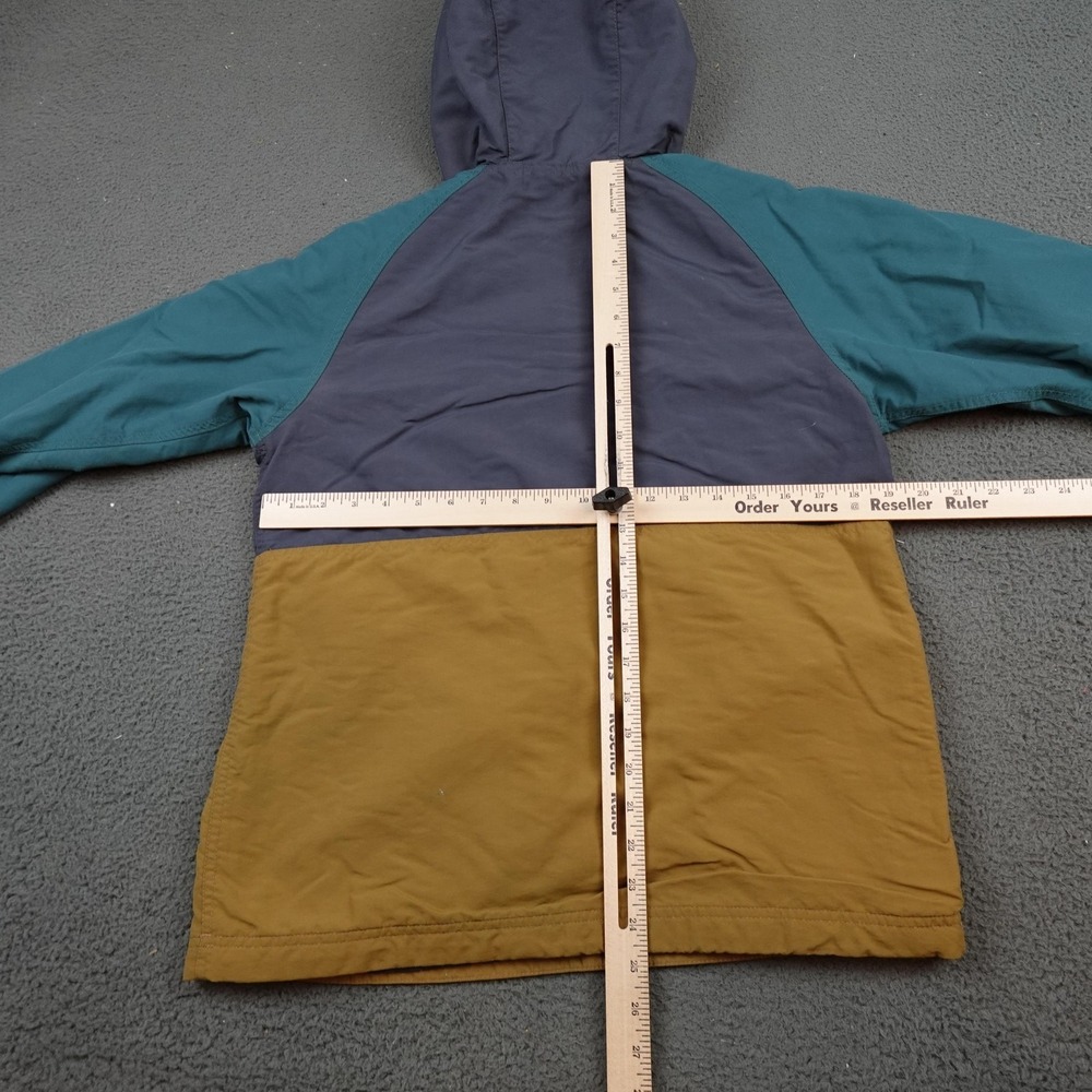 LL Bean Jacket Womens XS Multicolor Colorblock Hooded Insulated Anorak Half Zip - Picture 8 of 11